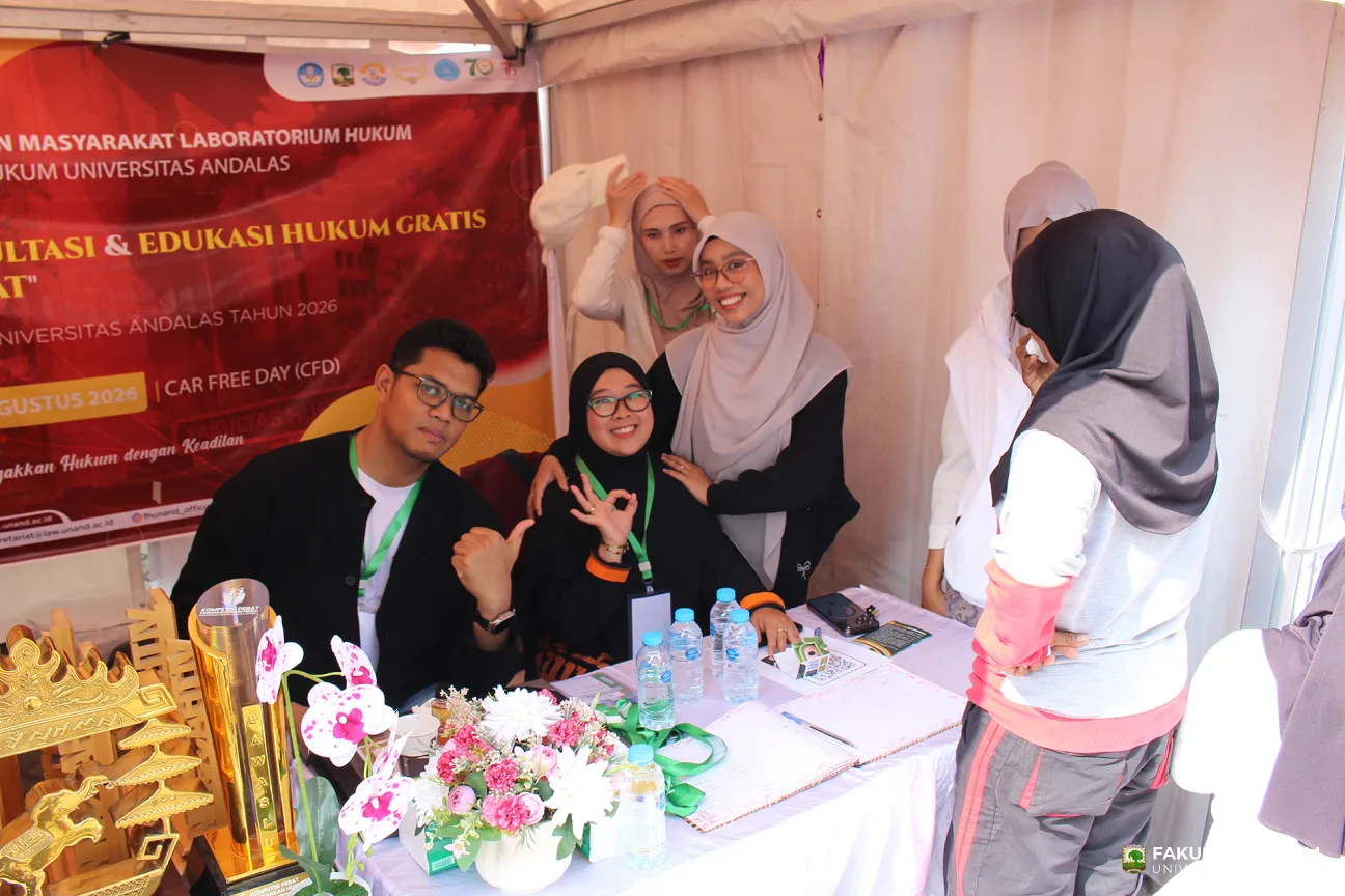 Foto 17 Stand Fakultas Hukum di CFD Pengabdian Masyarakat Universitas Andalas
