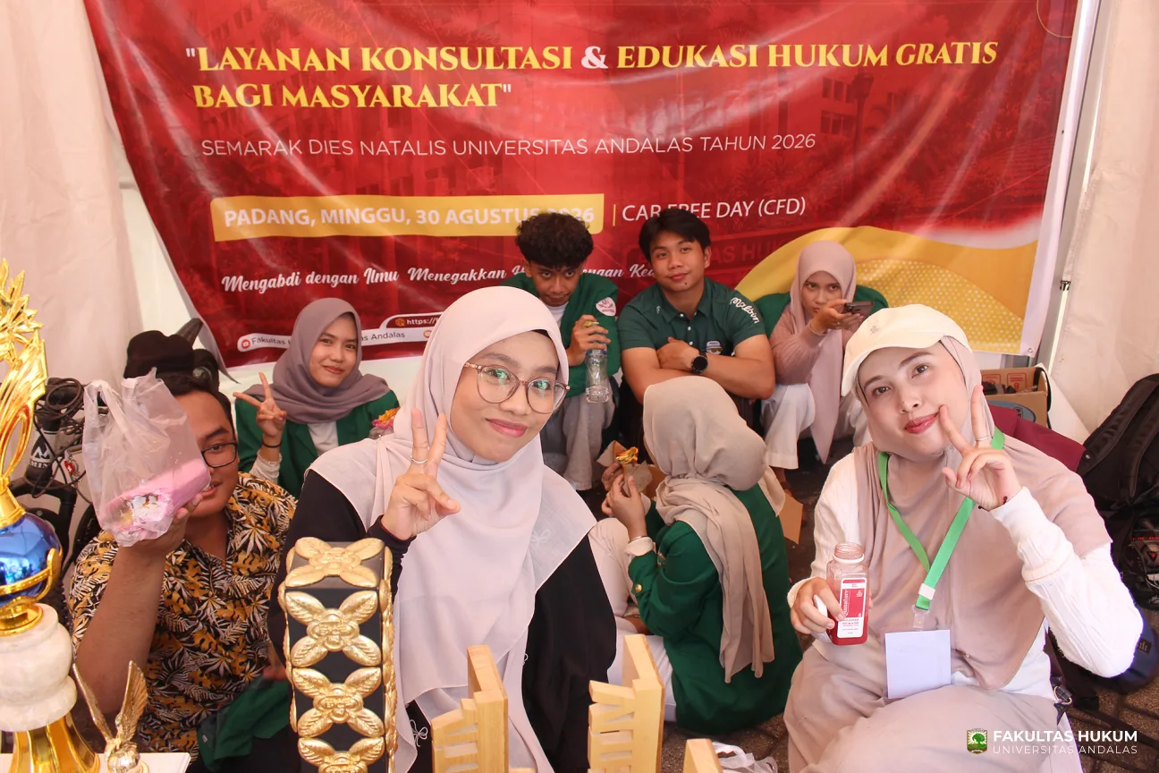 Foto 23 Stand Fakultas Hukum di CFD Pengabdian Masyarakat Universitas Andalas