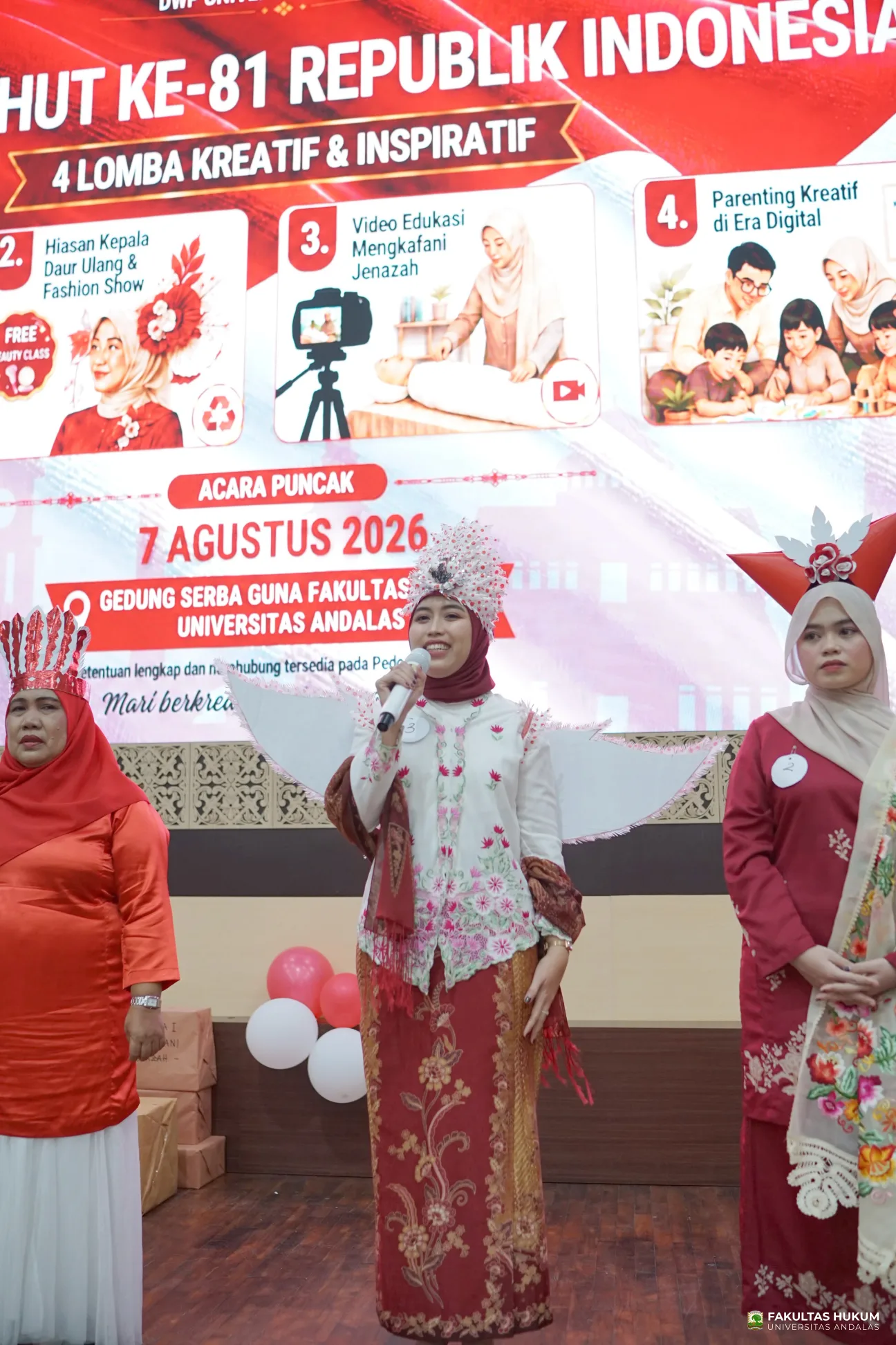 Foto 4 Semarak HUT ke-81 Republik Indonesia Dharma Wanita Persatuan Universitas Andalas