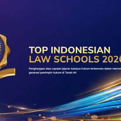 Fakultas Hukum Universitas Andalas kembali mendapat pengakuan dalam Top Indonesian Law Schools 2026 yang diselenggarakan Hukumonline, melalui predikat Inovator dalam Anugerah Literasi Hukum Digital.