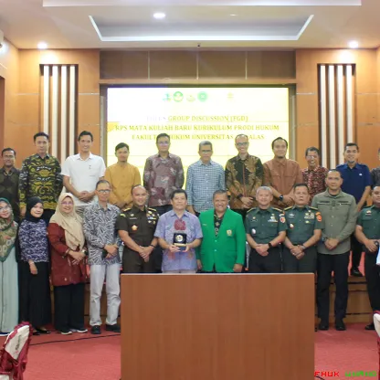 Fakultas Hukum Universitas Andalas menggelar Focus Group...