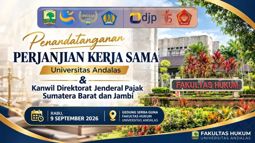 Penandatanganan Perjanjian Kerja Sama Universitas Andalas dan Kanwil DJP Sumatera Barat...