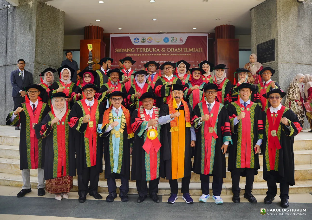 Foto 6 Orasi Ilmiah dan Sidang Terbuka Dies Natalis ke-75 FH UNAND