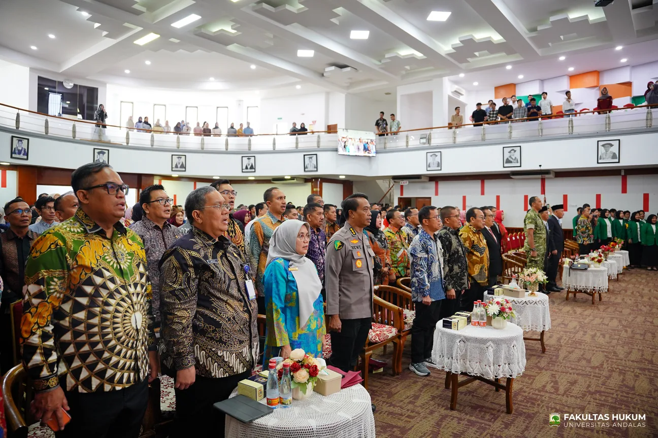 Foto 14 Orasi Ilmiah dan Sidang Terbuka Dies Natalis ke-75 FH UNAND