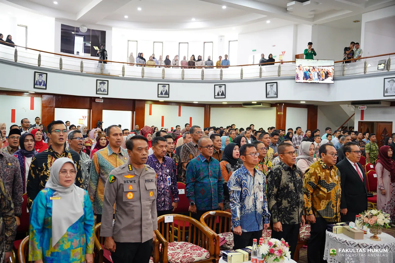 Foto 15 Orasi Ilmiah dan Sidang Terbuka Dies Natalis ke-75 FH UNAND