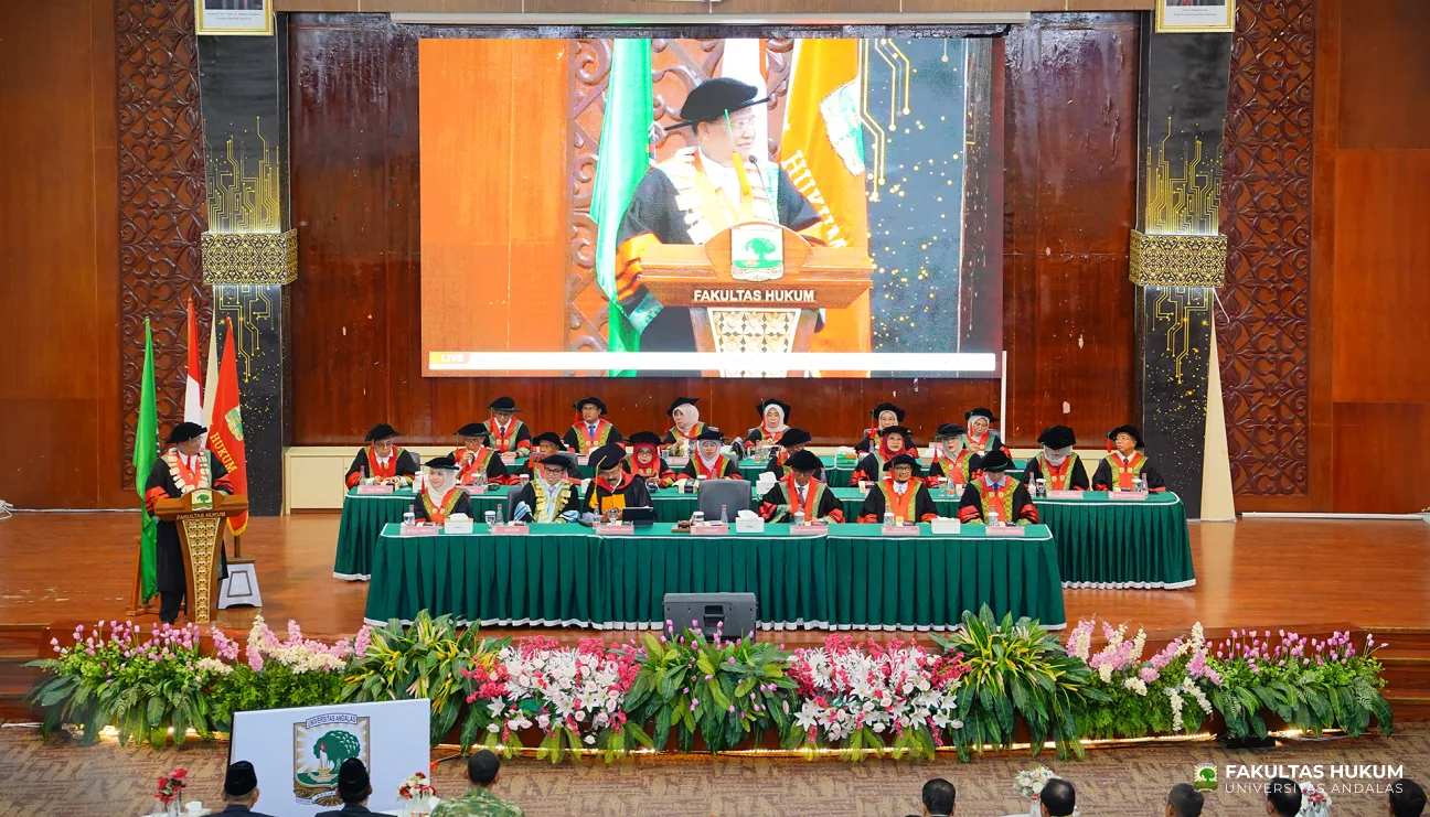 Foto 25 Orasi Ilmiah dan Sidang Terbuka Dies Natalis ke-75 FH UNAND