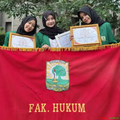 Tiga mahasiswa Fakultas Hukum Universitas Andalas meraih...